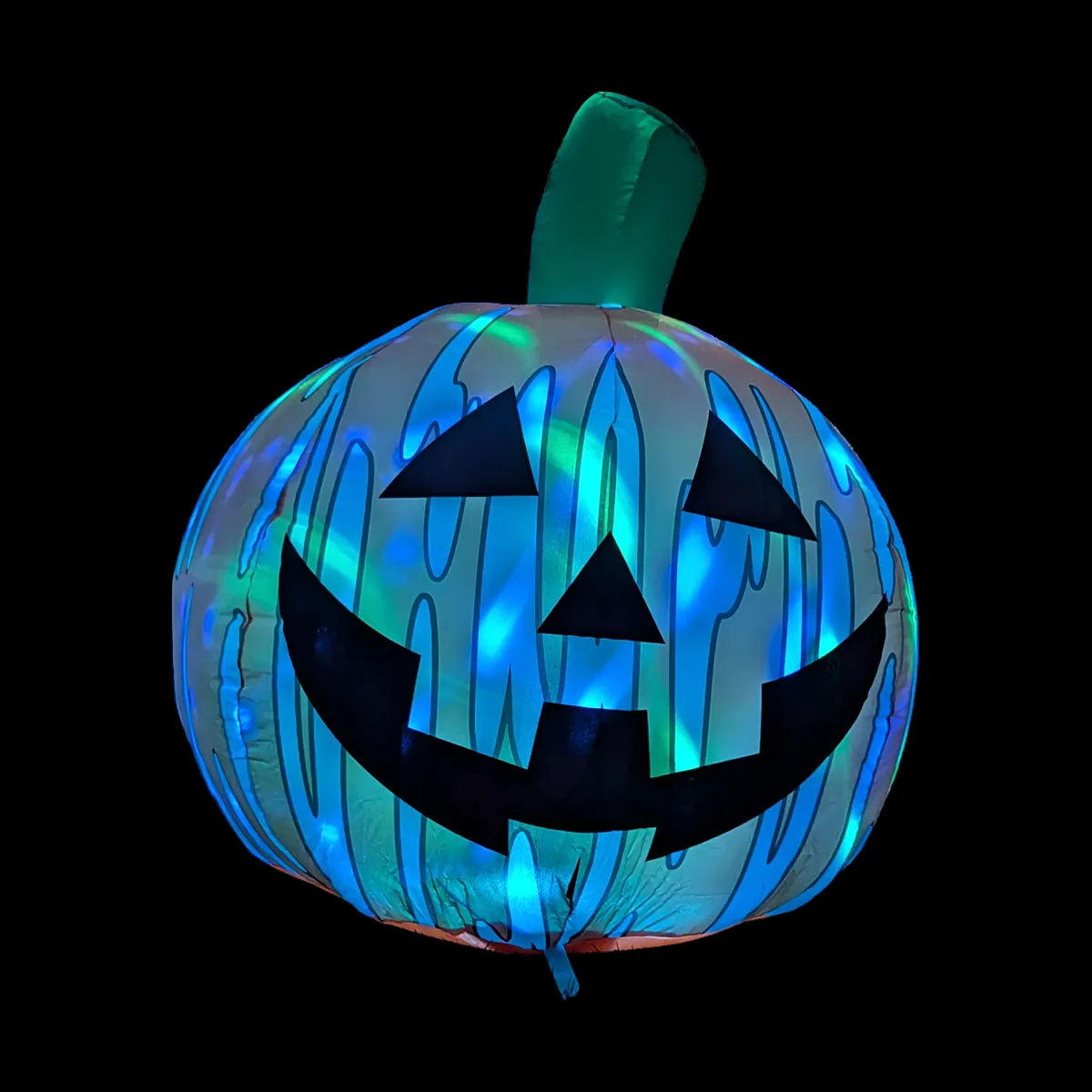 Light Up Halloween Inflatable Pumpkin Jack-o-Lantern by BuffaBlo