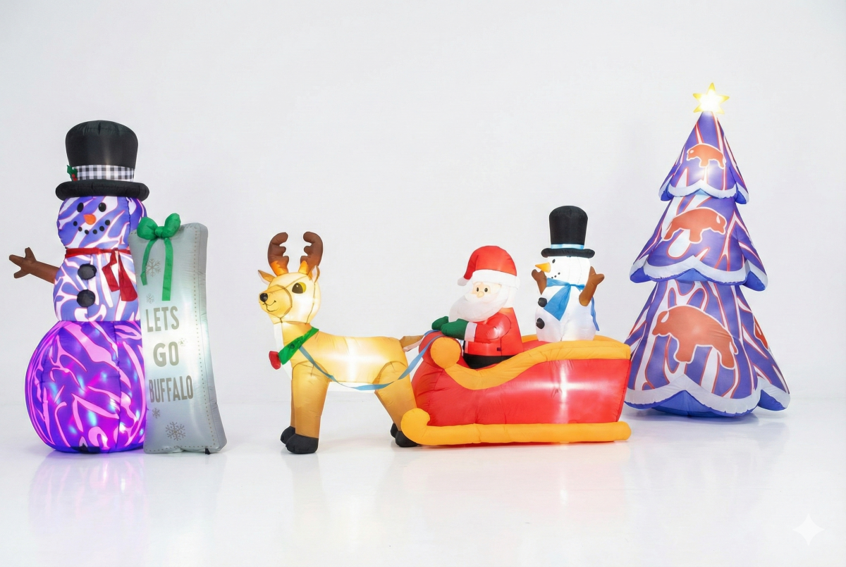Seasonal Inflatable Decorations for the Holidays - Buffa-Blo