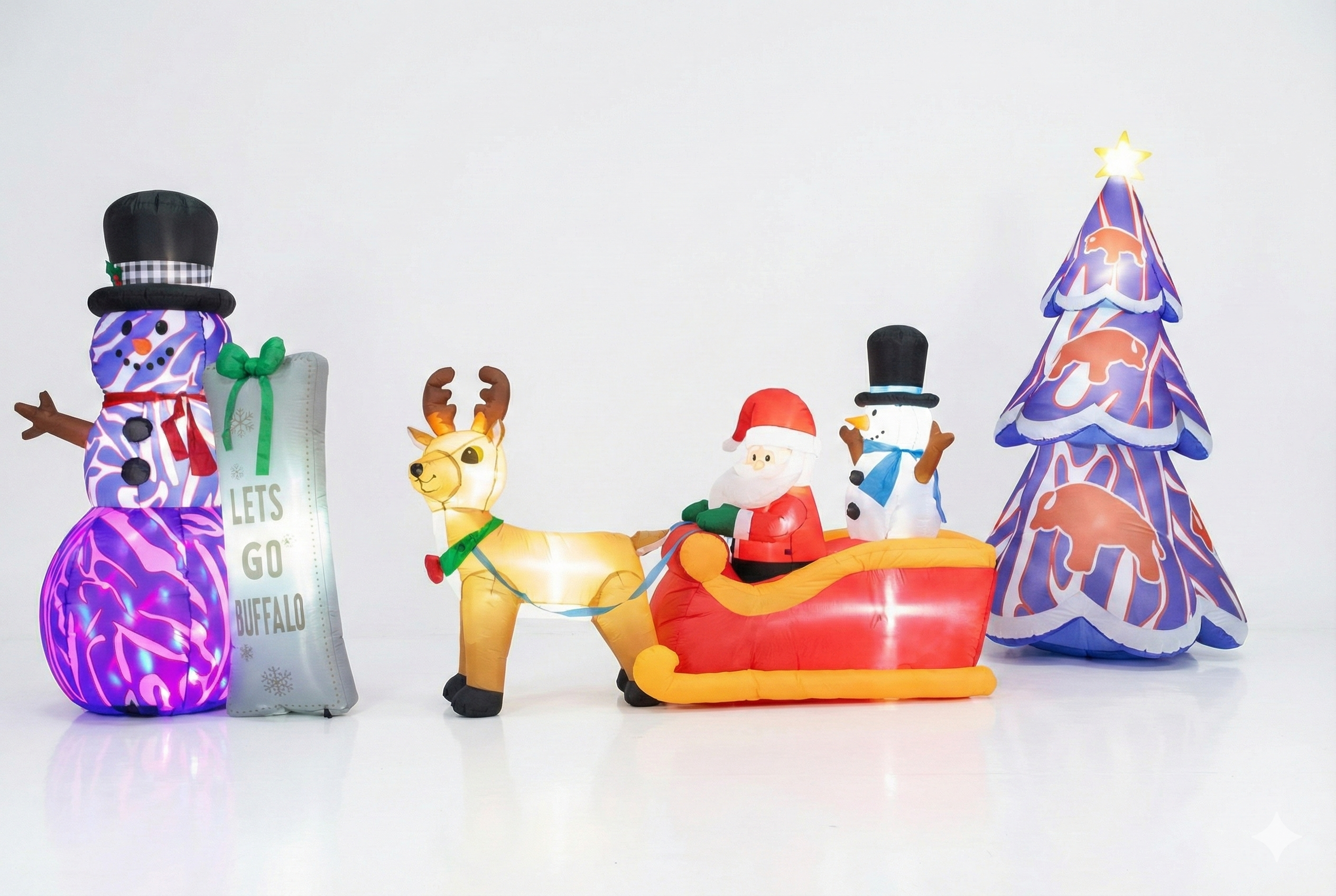 Christmas Inflatable Decor Bundle