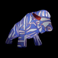Big Boy 8-Foot Light Up Inflatable Buffalo by BuffaBlo
