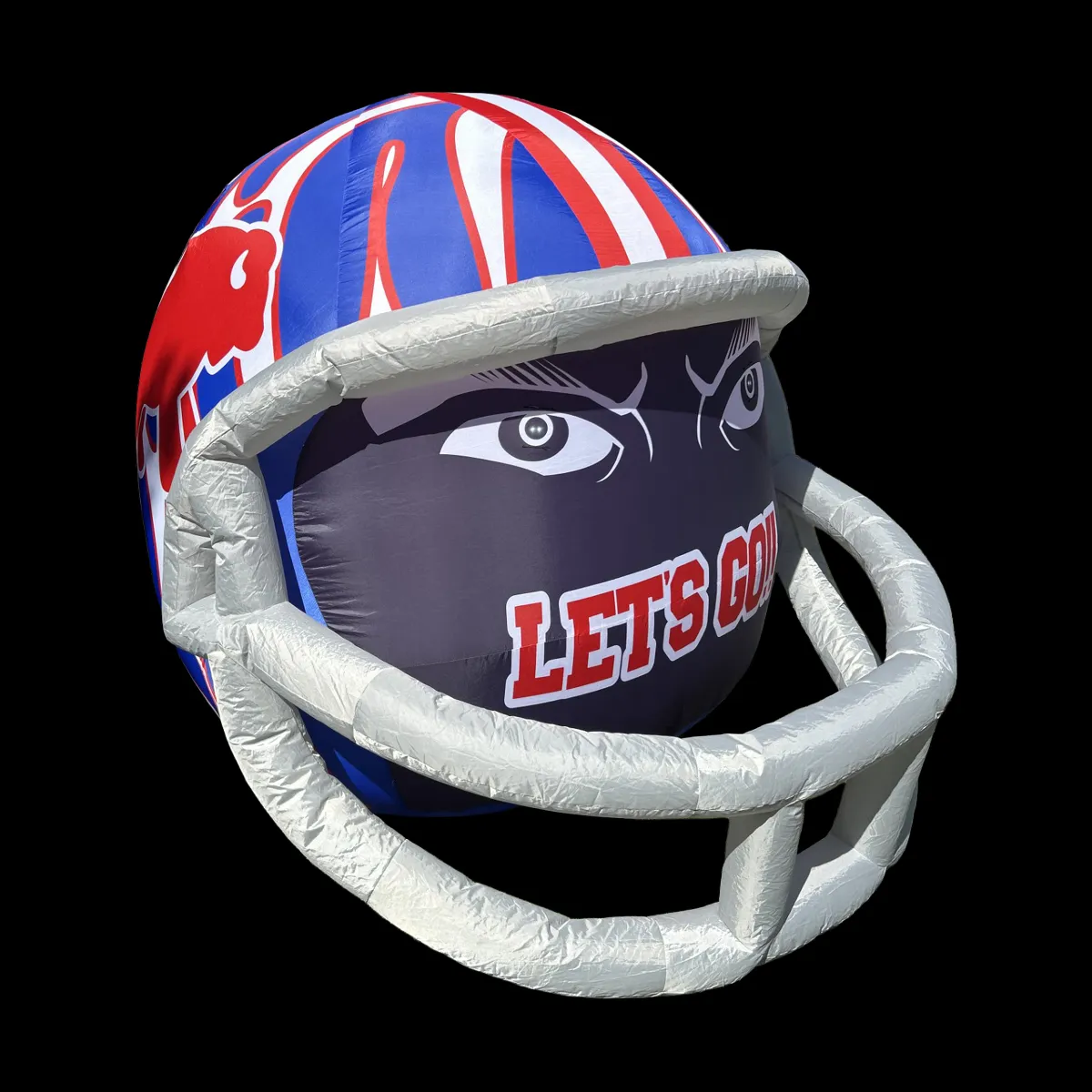 Light Up Inflatable Buffalo Football Helmet Yard Decor by BuffaBlo